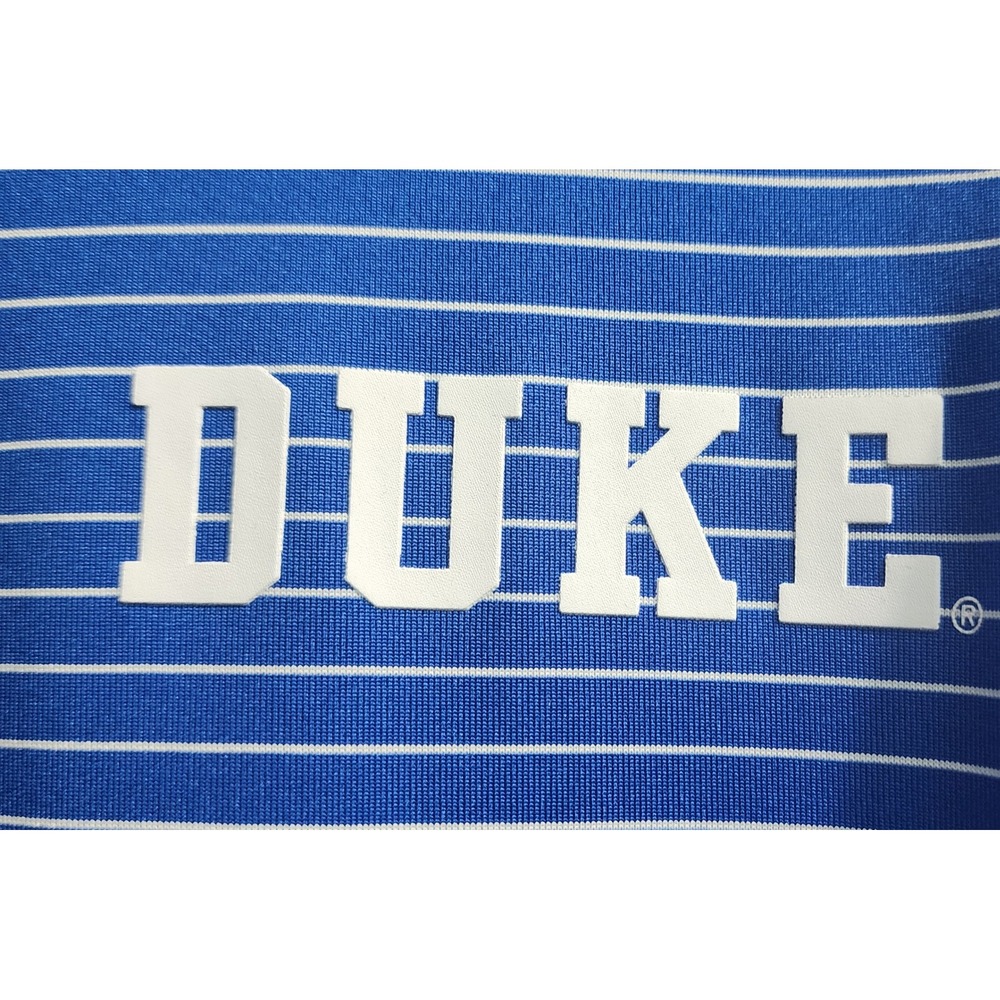 Nike Duke University Dri-FIT Polo Shirt Men's XL Blue Striped Golf - Picture 4 of 9